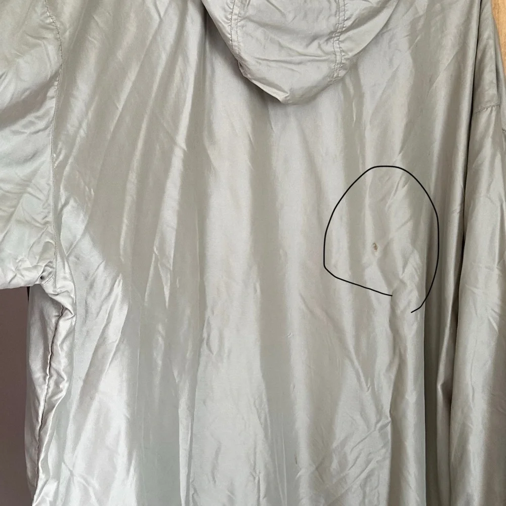 VTG 90’s Polo Sport Ralph Lauren Zip Ip Jacket Beige Men’s Sz XL Lined Rain Coat